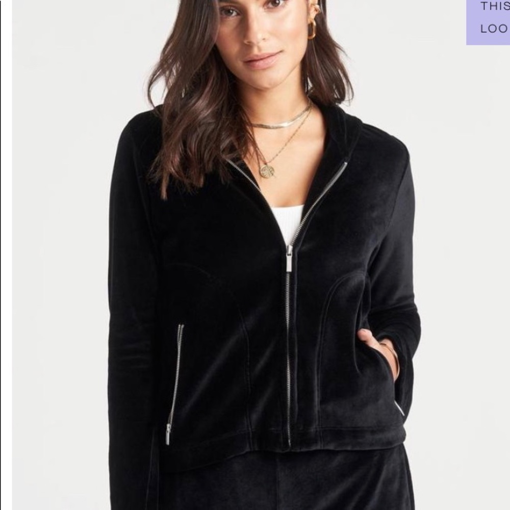 Cale Simone Velour Hoodie